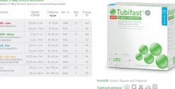 Tubifast blå för mell.armar/ben7,5cmx10m