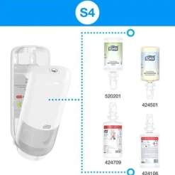Tvåldispenser Skumtvål TORK S4, rostfri