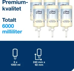 Tvål TORK Premium Mild Tvål S1, 1L