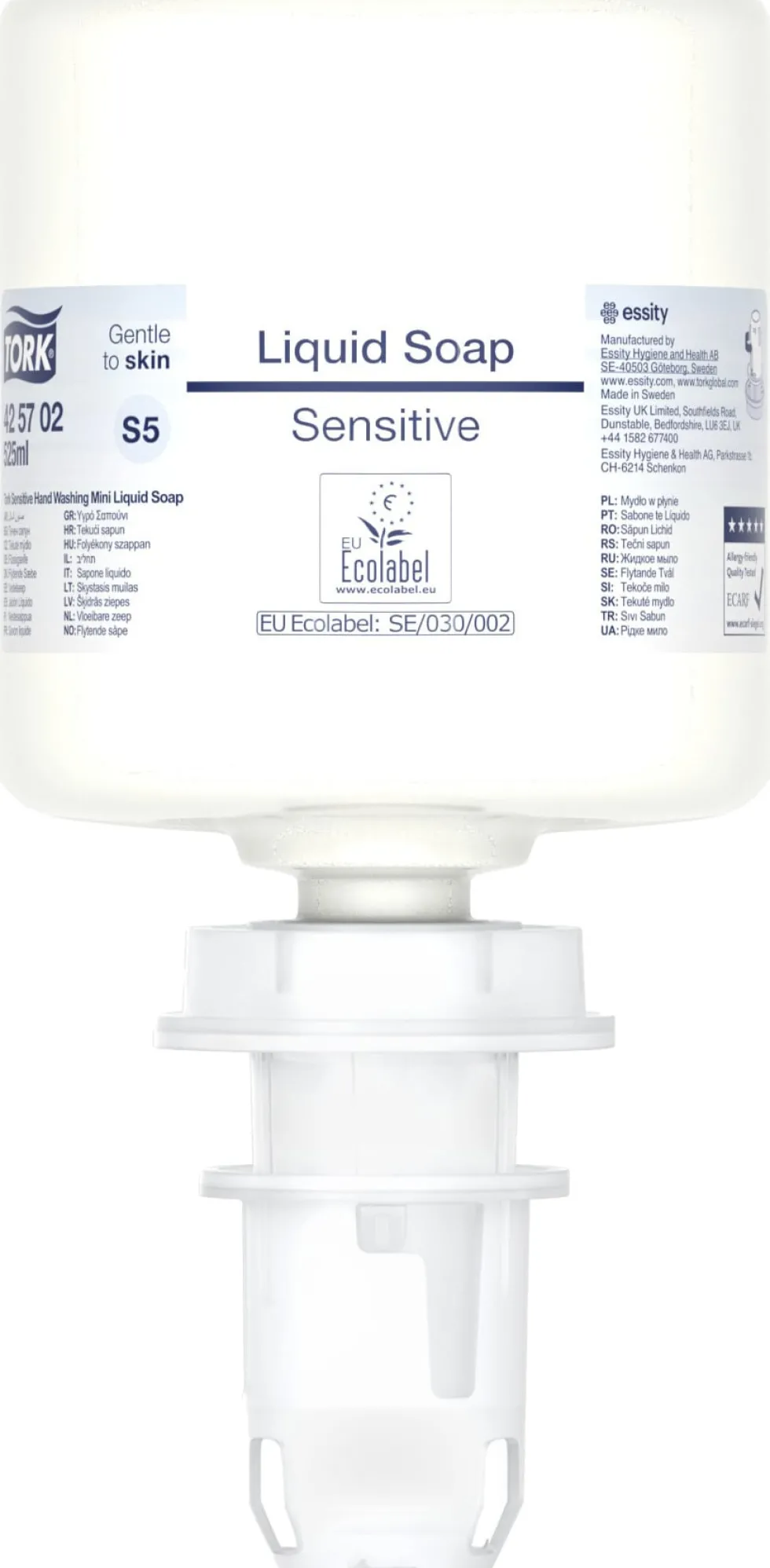 Tvål TORK S5 Sensitive Mini 525ml
