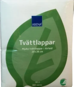 Tvättlapp Airlaid Svanen 20x26cm 180/fp
