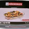Ugnsform KÖKSKUNGEN glas 4,3L