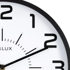 Unilux Clock Maxi Pop, Incl battery, Black