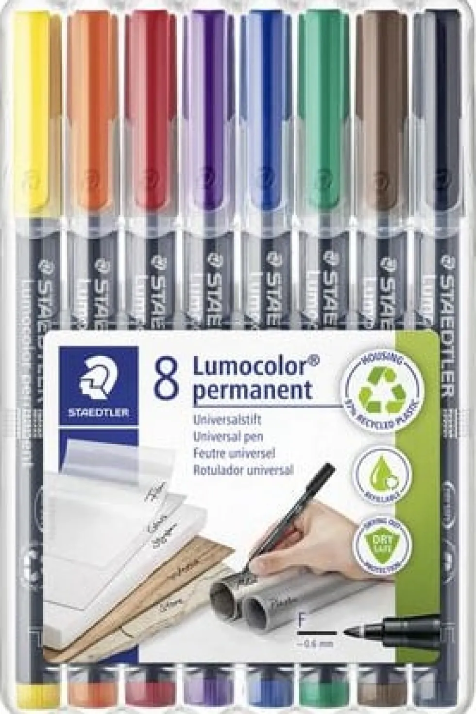 Universalpenna LUMOCOLOR F P 8/fp