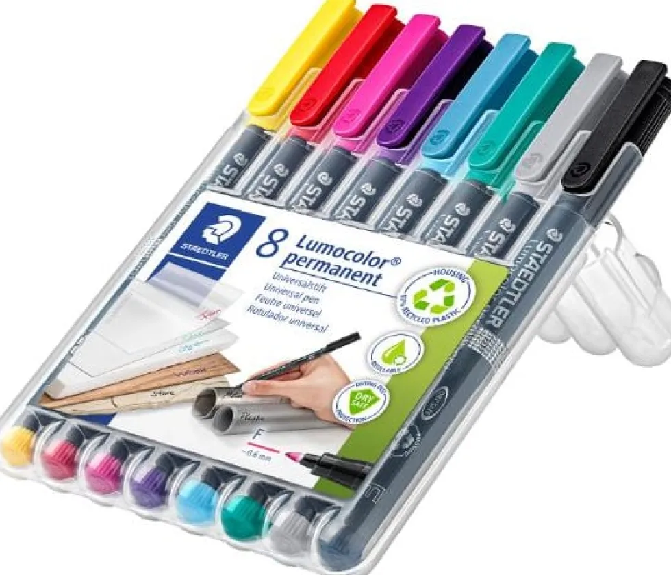Universalpenna LUMOCOLOR F P sort.f 8/fp