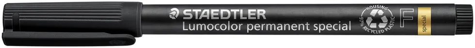 Universalpenna LUMOCOLOR F P spec svart