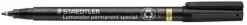 Universalpenna LUMOCOLOR F P spec svart