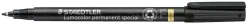 Universalpenna LUMOCOLOR F P spec svart