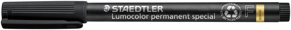 Universalpenna LUMOCOLOR F P spec svart