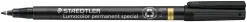 Universalpenna LUMOCOLOR F P spec svart