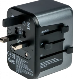Universal travel adapter 1 X USB-C QC 3.0 2XUSB-C 2XUSB-A