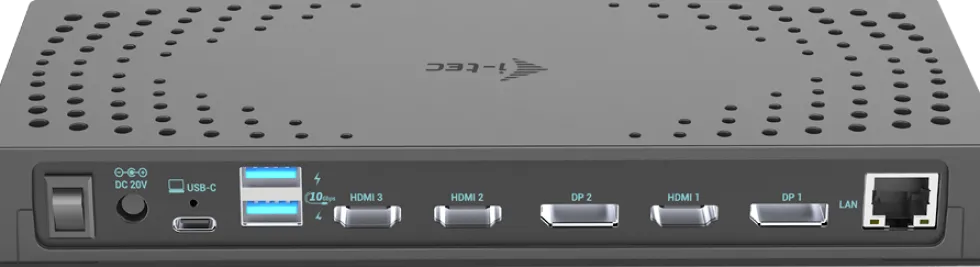 Univ triple dock 2xDP 3xHDMI 2xUSB-C 4xUSB-A GLAN 100W PD