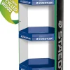 upcycled wood pencil tower display
