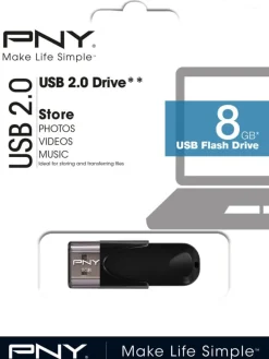 USB 2.0 Attache 4 8GB, Black