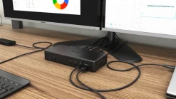 USB-C quattro dock 2xDP 2xHDMI 1xUSB-C 5xUSB-A GLAN 85W PD