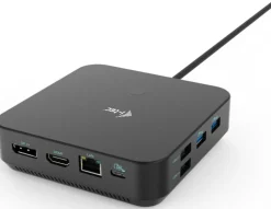 USB-C triple dock 2xDP 2xHDMI 1xUSB-C 5xUSB-A GLAN 100W PD