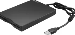 USB Floppy Mini Reader, White/Grey