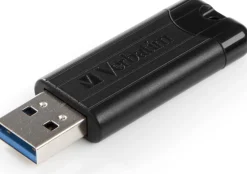 USB 3.2 PinStripe 64GB, Black