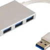 USB 3.0 Pocket Hub 4 Ports, Silver