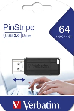 USB 2.0 Store 'n* Go Pin 64GB, Black