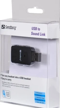 USB to Sound Link, Black