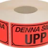Varningsetikett Denna sida upp 1000/rl