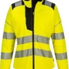 Varselsoftshell dam PW381 Hi-vi kl 2 2XL