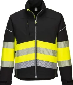 Varselsoftshell 3L PW375 Hi-Vis Kl 1 XL