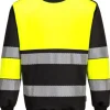 Varselsweatshirt PW376 Hi-Vi Klass 1 M