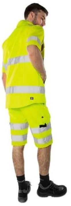 Varselväst FRISTAD 5067 GPLU kl2 gul 4XL