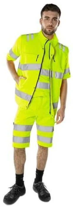 Varselväst FRISTAD 5067 GPLU kl2 gul 2XL