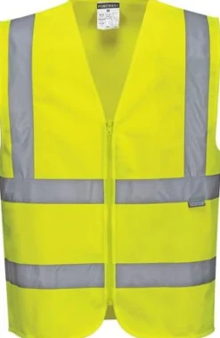 Varselväst PW C375 gul kl 2 XL