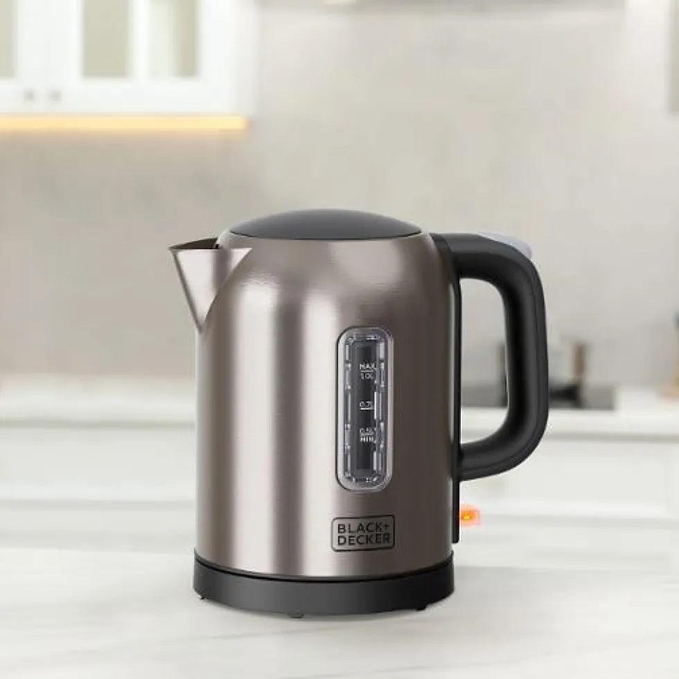 Vattenkokare BLACK&DECKER 2200W stål 1L