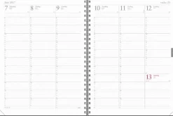 Veckojournal 2027 svart