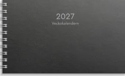 Veckokalendern Eco Line 2027 svart
