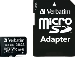 VERBATIM Micro SDXC Premium 256GB Class 10 Incl. Adapter
