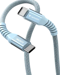 VERBATIM Sync N Charge USB C-USB C 100W Magnetic 1.2m Blue