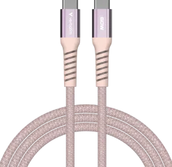 VERBATIM Sync N Charge USB C-USB C 60W Magnetic 1.2m Pink
