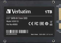 Verbatim Vi550 S3 SSD 2.5” SATA III 7mm 1TB