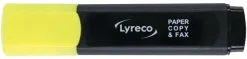 Överstrykningspenna LYRECO 2-5mm gul