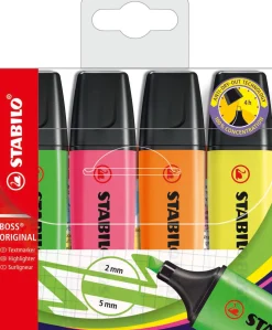 Överstrykningspenna STABILO Original, 4-pack