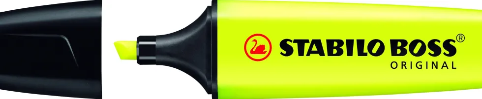 Överstrykningspenna STABILO Original Gul, 10st