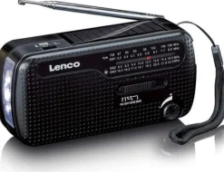 Vevradio LENCO Ficklampa+Powerbank