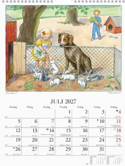 Väggkalender Elsa Beskow 2027