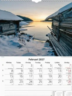Väggkalender Svenska kusten 2027