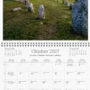 Väggkalender Sweden 2027 med kuvert