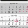 Väggkalender Triplaner Elegant 2027