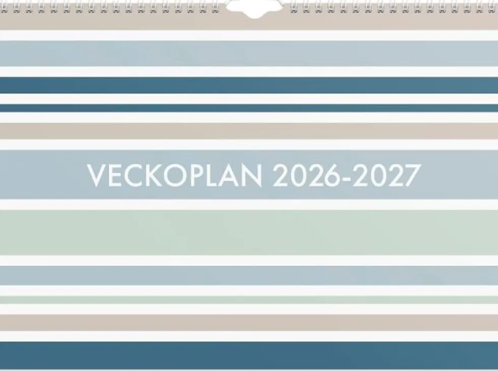 Väggkalender Veckoplan 26/27