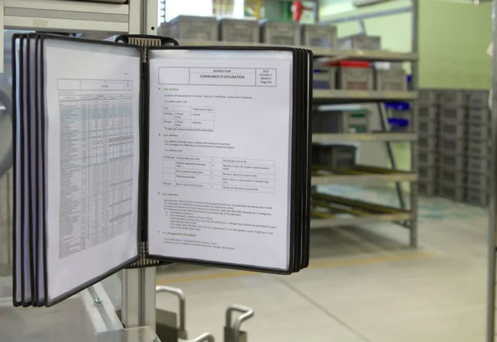 Väggställ DJOIS magnetisk A4 10 panel