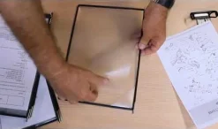 Väggställ DJOIS magnetisk A4 10 panel